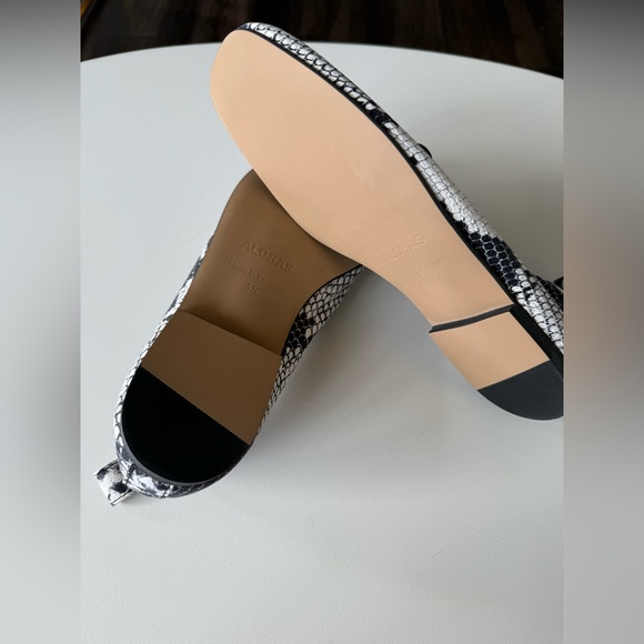 Alohas Rosalind Snake Leather Ballet Flat - Picture 3 of 4